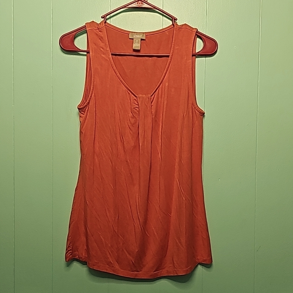 Orange dress tank
